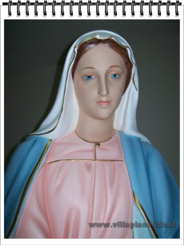 La Madonna - Particolare del trittico della Sacra Famiglia