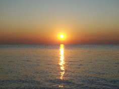 Alba sul mare